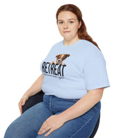 Load image into Gallery viewer, Puppy ReTreat Adult T-shirt - Adult - The Pleasant Workshop
