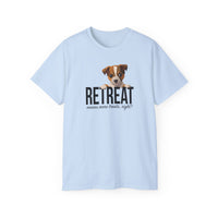 Load image into Gallery viewer, Puppy ReTreat Adult T-shirt - Adult - The Pleasant Workshop
