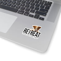 Load image into Gallery viewer, Puppy ReTreat Sticker, 4 sizes, 2 surfaces - The Pleasant Workshop

