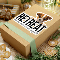 Load image into Gallery viewer, Puppy ReTreat Sticker, 4 sizes, 2 surfaces - The Pleasant Workshop
