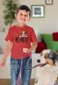 Load image into Gallery viewer, Puppy ReTreat Youth Tee - Short Sleeve - The Pleasant Workshop
