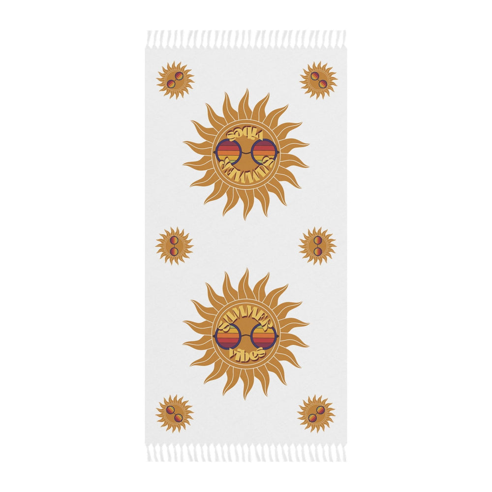 Summer Vibes Boho Beach Cloth with Tassels, Large - The Pleasant Workshop