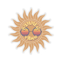 Load image into Gallery viewer, Summer Vibes Sticker, 4 sizes, 2 surfaces - The Pleasant Workshop
