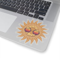 Load image into Gallery viewer, Summer Vibes Sticker, 4 sizes, 2 surfaces - The Pleasant Workshop
