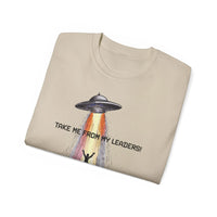 Load image into Gallery viewer, Take Me From My Leaders Cotton Tee - The Pleasant Workshop
