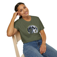 Load image into Gallery viewer, Wolf Moon Adult Short-Sleeve T-Shirt - The Pleasant Workshop
