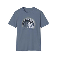 Load image into Gallery viewer, Wolf Moon Adult Short-Sleeve T-Shirt - The Pleasant Workshop

