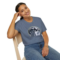 Load image into Gallery viewer, Wolf Moon Adult Short-Sleeve T-Shirt - The Pleasant Workshop
