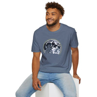 Load image into Gallery viewer, Wolf Moon Adult Short-Sleeve T-Shirt - The Pleasant Workshop
